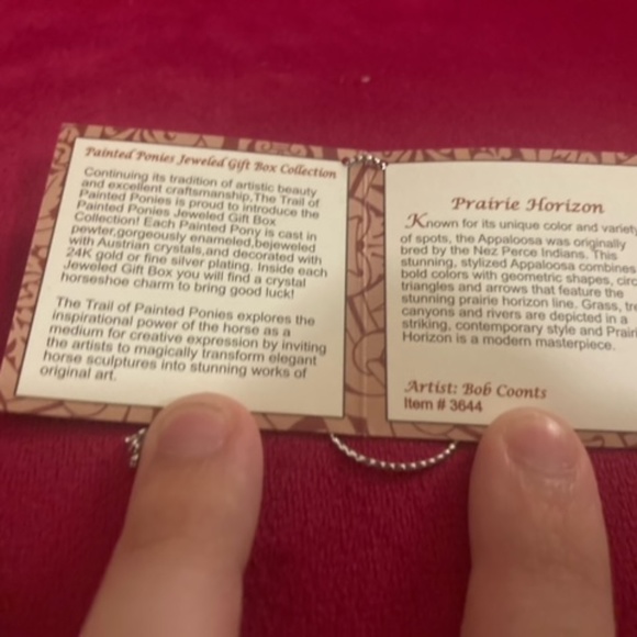 Retired Trail of Painted Ponies - “Prairie Horizon”  Trinket Box - Picture 3 of 4